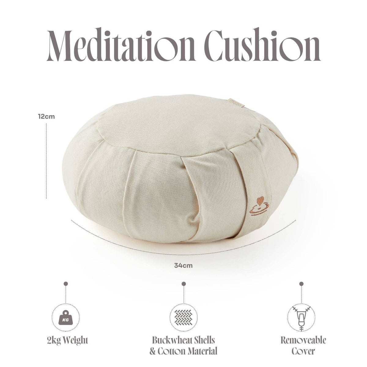 Zafu Meditation Cushions | Ergonomic Yoga & Mindfulness Prop